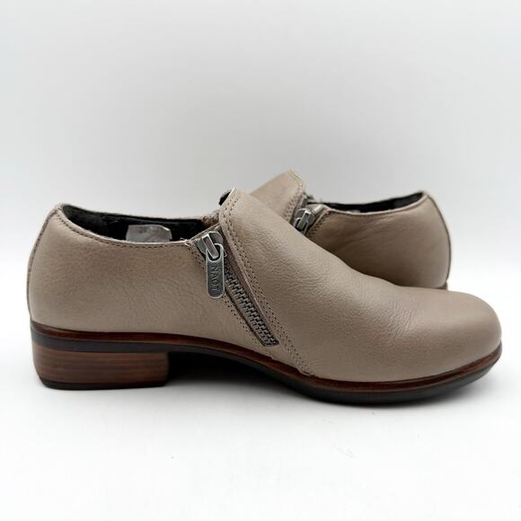 Naot Womens Autan Shoes EU 35 US 4M Gray Leather Flats Slip On Loafers - Picture 4 of 12